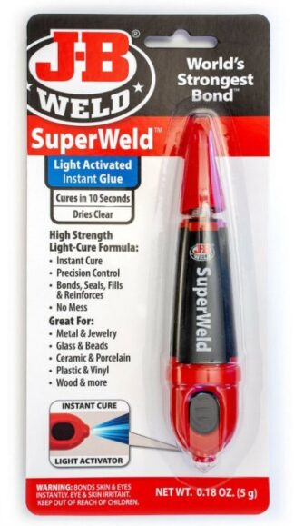 J-B WELD 33301 UV vytvrzované vteřinové lepidlo SuperWeld Light-Cure ( 5g )