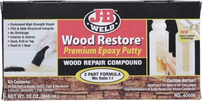 J-B WELD 40006 prémiový epoxidový tmel WOOD RESTORE PREMIUM ( 946ml ) - Image 2
