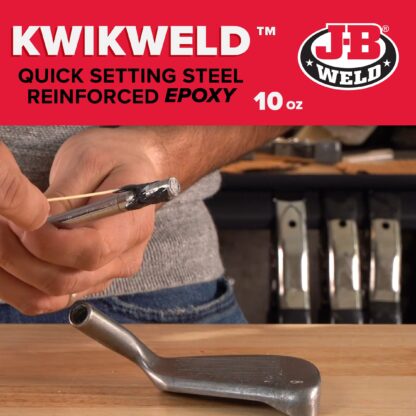 J-B WELD 8271 rychle tuhnoucí dvousložkové epoxidové lepidlo KwikWeld XL ( 2x142g ) - Image 3